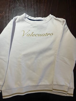 Sudadera Valecuatro Blanco Roto