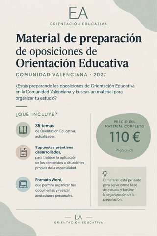 Material de oposiciones de Orientación Educativa