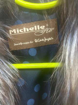 Abrigo de piel de zorro Michelle