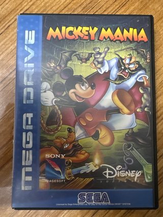 Mickey Mania Mega Drive Sega Cartucho