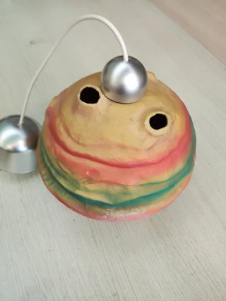 Lámpara de techo diseño planeta