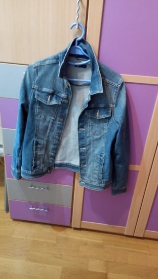 Chaqueta tejana vaquera azul Talla M