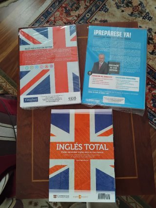 Pack 3 libros de inglés Método Vaughan y Cambridge