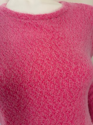 Conjunto Top Rosa y Pantalón Negro