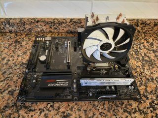 Combo Placa Base + CPU con disipador + RAM