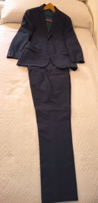 Traje de Zara Azul Oscuro Talla S
