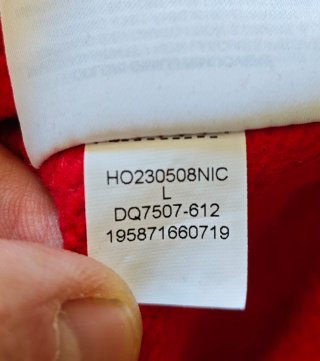 Sudadera con capucha Jordan roja