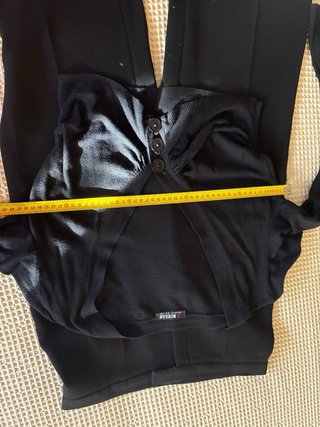 Conjunto Morgan Pantalón y Chaqueta Negro