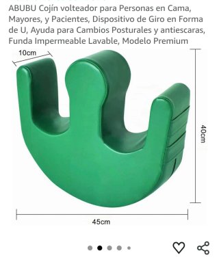 Cojín Volteador ABUBU Verde