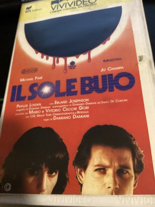 VHS Il Sole Buio Michael Paré