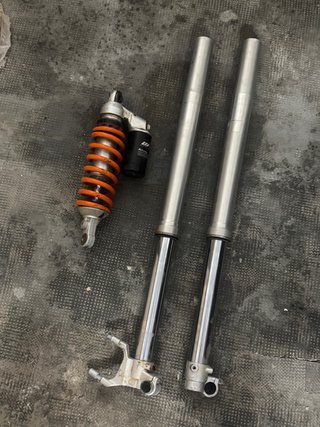 Horquilla y amortiguador KTM Freeride