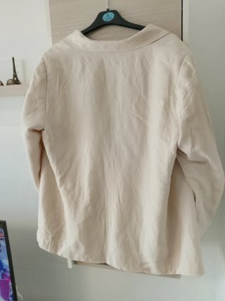 Blazer oversize lino H&M T.50 Nuevo