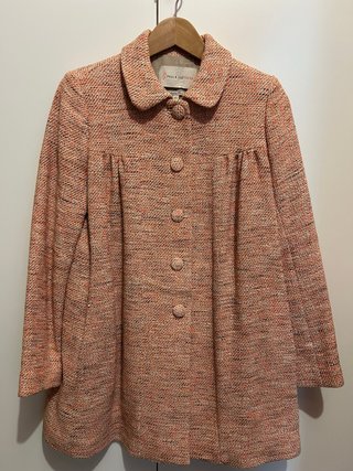 Abrigo Paul & Joe Sister Naranja Tweed