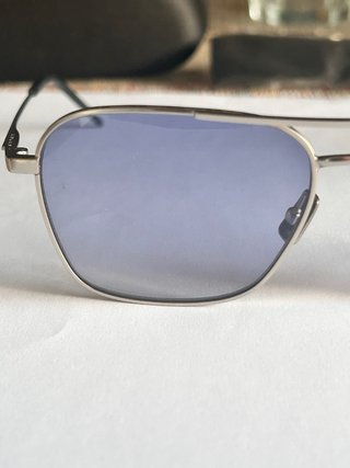 Gafas aviador metal ultrafinas acero satinado