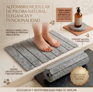 Tappeti di pietra naturale di diatomea (NUOVI)