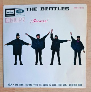 Vinilo Single Ep- The Beatles - Help! (¡Socorro!)