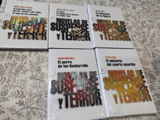 Libros de novela de suspense y terror