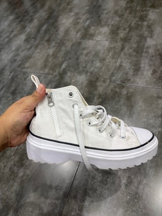 Converse Blancas Plataforma Talla 36.5