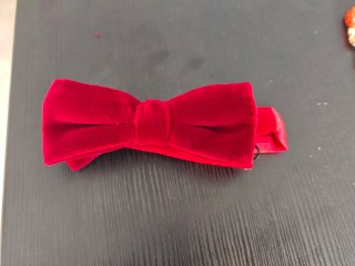 Laço Veludo Vermelho Zara Man (com caixa)