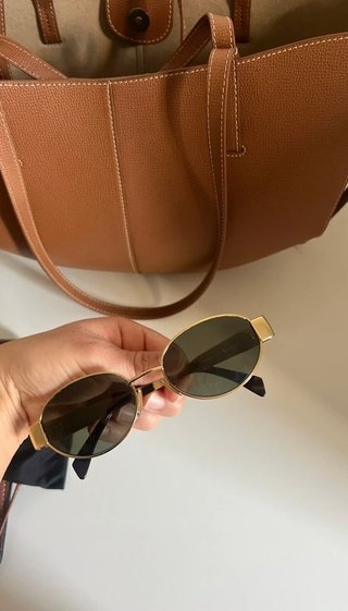 Gafas de sol Celine SIN ESTRENAR doradas y verdes
