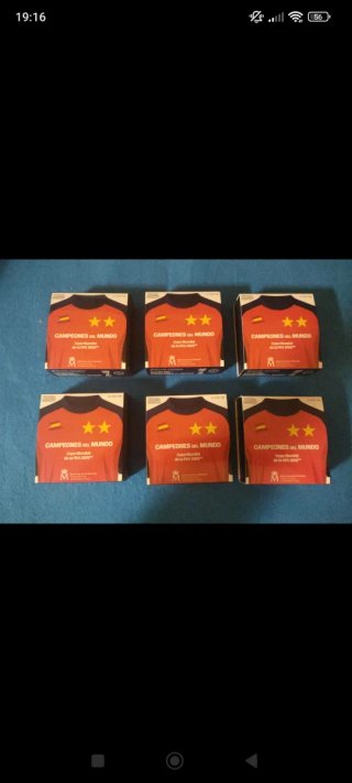 Lote 6 Monedas Plata España Copa Mundial 2026