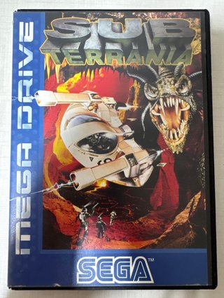 Sub Terrania Mega Drive Sega en cartucho