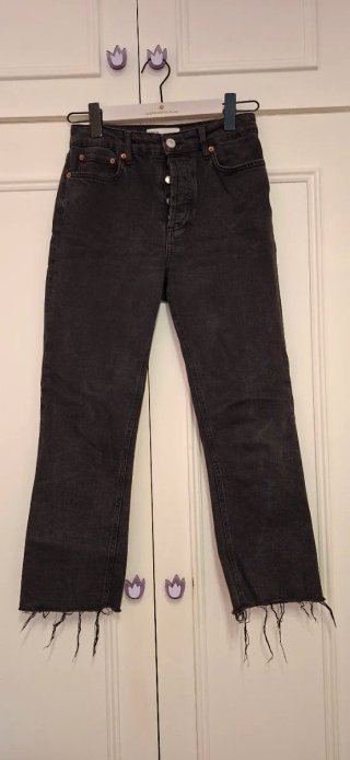 Pantalón vaquero negro Zara
