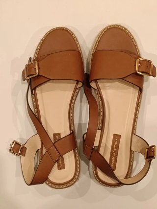 Sandalias Springfield Shoes Marrones Talla 41