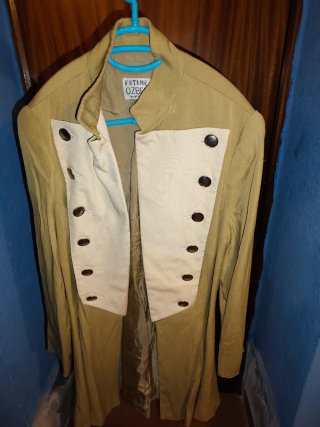 Abrigo Future Ozbek Beige. Años 70/80
