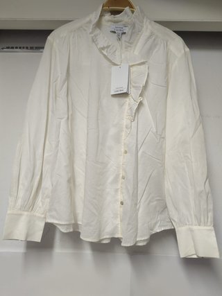 Blusa romántica Other Stories blanca talla S Nueva