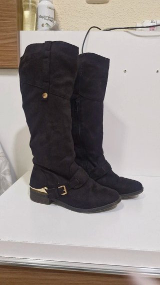 Botas Altas Negras Talla 36