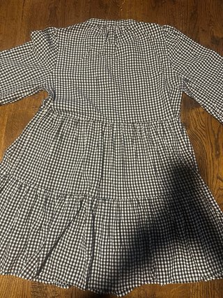 Vestido de cuadros vichy manga larga