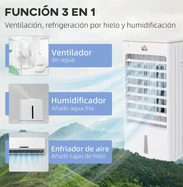 Enfriador de Aire 3 en 1 Blanco