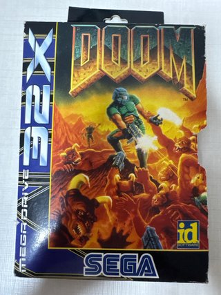 DOOM Sega Mega Drive Cartucho