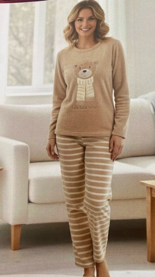 Pijama Coralina Alta Calidad Nuevo