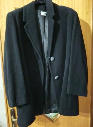 Cappotto nero da donna
