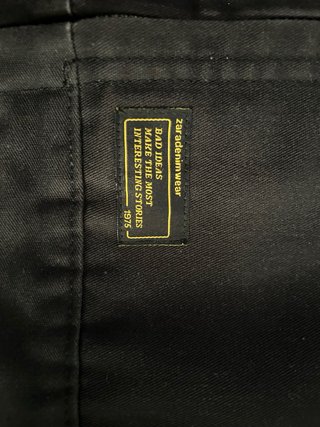 Chaqueta Zara Negra Cremallera