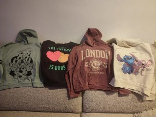 Pack 4 sudaderas niña