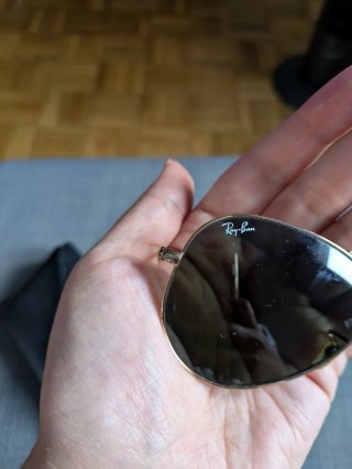 Gafas Ray-Ban Aviator Dorado y Negro