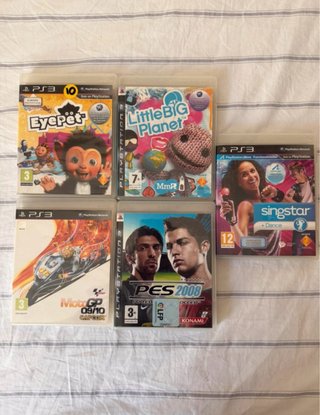 Lote 5 Juegos PS3