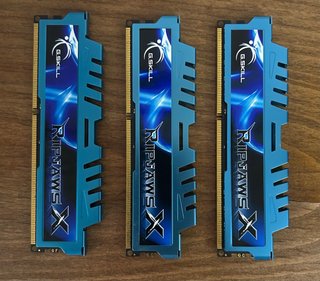 3 Módulos RAM DDR3 G.Skill Ripjaws X