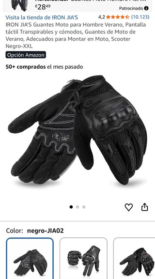 Guantes de Moto de Verano IRON JIA'S