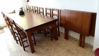 Mesa de comedor de pino