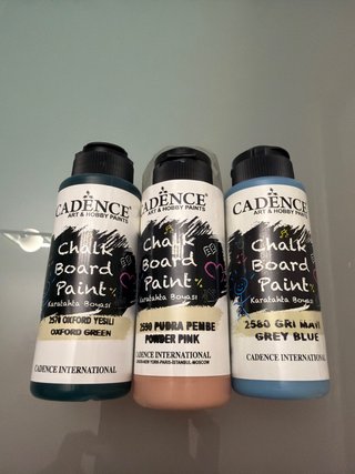 Set de 3 Pinturas Chalk Board Paint Cadence