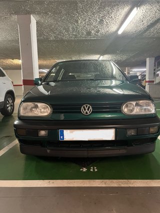 Parachoques delantero verde para Golf MK3 nuevo