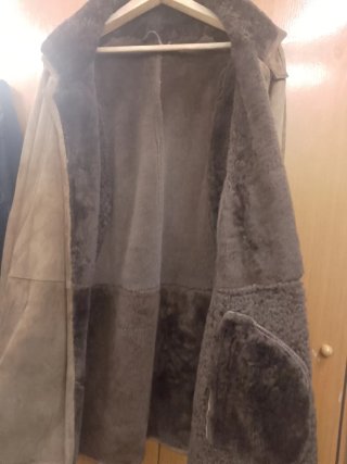 Abrigo de piel para hombre