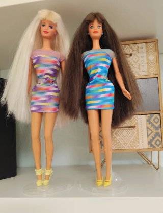 2 Muñecas Barbie Bead Blast