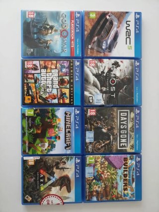 Lote de 8 Juegos para PS4 (PlayStation 4)