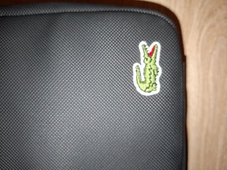 Bolso Reporter Bag Lacoste Negro