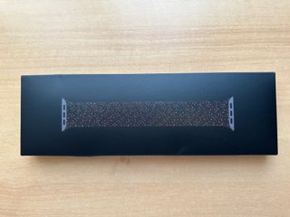 Apple Watch 45mm. Black Unity Braided Solo Loop 7